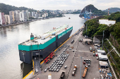 China's BYD electric cars disembarks in Brazil
