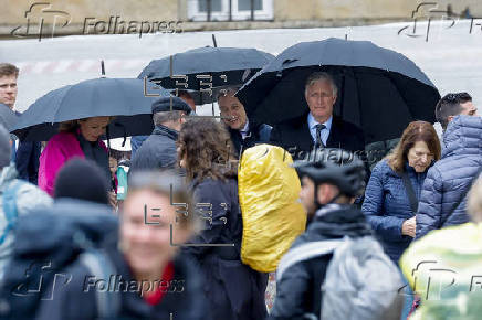Visita de los reyes de Bélgica a Santiago de Compostela