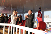 North Korea's Kim attends ceremony for launching new 5,000-tonne warship