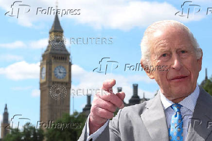 Britain's King Charles visits the Thames Tideway Tunnel Project in London