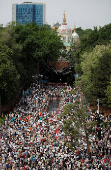 Immortal Regiment march marking anniversary of victory over Nazi Germany in WW2 in Almaty