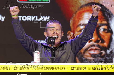 Boxers Jake Paul and Julio Cesar Chavez Jr. hold press conference for upcoming boxing mastch