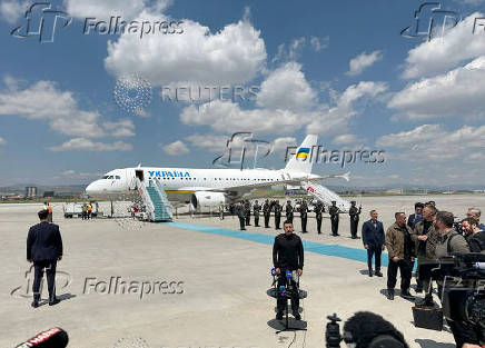 Ukrainian President Zelenskiy arrives Ankara