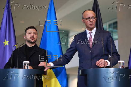 Ukrainian President Volodymyr Zelensky visits Berlin