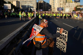 Anti-government protest in Belgrade