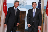 U.S. Secretary of State Rubio meets with Singapore's Foreign Minister Balakrishnan, in Washington