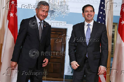 U.S. Secretary of State Rubio meets with Singapore's Foreign Minister Balakrishnan, in Washington