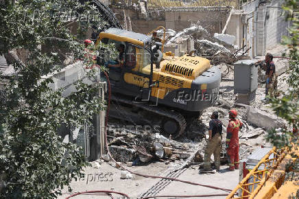 Aftermath of Israeli strikes, in Tehran
