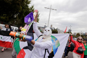 Pro-Palestinian protest in Quito