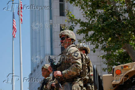 California National Guard deployed in California