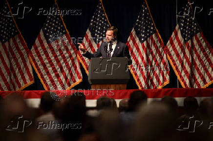 U.S. Vice President Vance attends an Ohio Republican party dinner in Lima