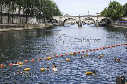 Three swimming spots open in the Seine river in Paris