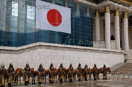 Japan's Emperor Naruhito and Empress Masako visit Mongolia