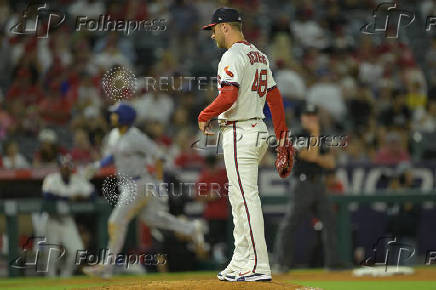 MLB: Texas Rangers at Los Angeles Angels