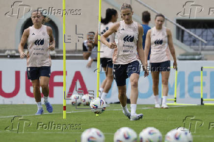 Entrenamiento selección española femenina de fútbol