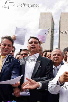 Coletiva de imprensa do PL sobre anistia