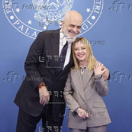 Albanian Prime Minister Edi Rama visits Rome