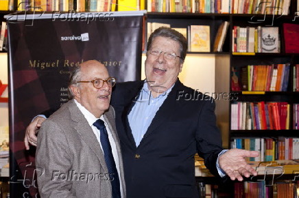 Reale Jr e Tucci no lançamento do livro
