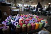 Gambert Shirts manufacturing factory amid new tarrifs enacted by the Trump administration in Newark, New Jersey