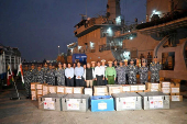 Disaster relief material from India arrives in Yangon