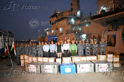Disaster relief material from India arrives in Yangon