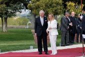 Britain's King Charles and Queen Camilla visit Italy