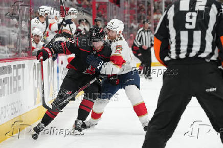 NHL: Stanley Cup Playoffs-Florida Panthers at Carolina Hurricanes