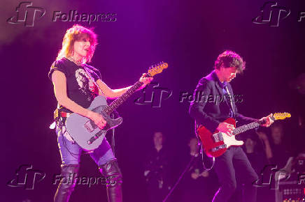 The Pretenders durante show em São Paulo