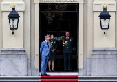 Speaker of the House of Representatives Bosma meets Dutch King after cabinet fall