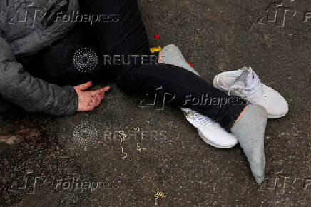 FILE PHOTO: Opioid users in the Kensington area of Philadephia, Pennsylvania