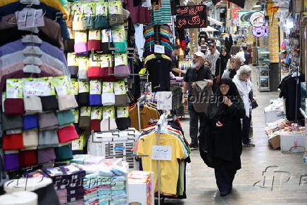 Daily life in a bazaar in Tehran amid ceasefire with Israel