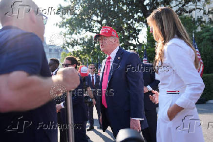 U.S. President Trump at the White House in Washington