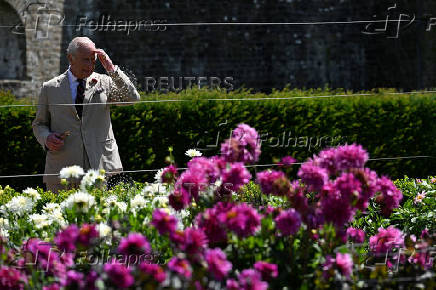 Britain's King Charles visits Walmer Castle