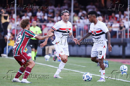 São Paulo e Fluminense pelo Campeonato Brasileiro