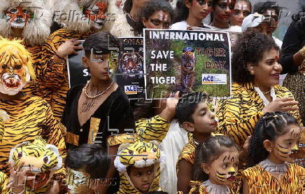 Awareness campaign on International Tiger Day in Bangalore