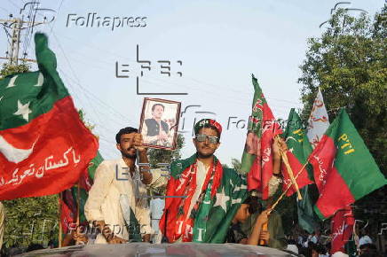 PTI supporters rally on second anniversary of Imran Khan's arrest