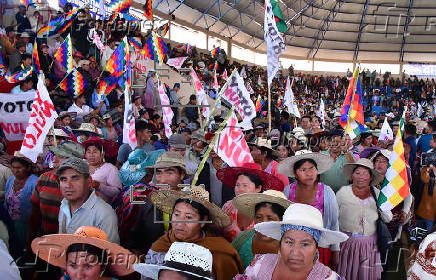 Morales dice que si el voto nulo se impone en Bolivia es que 