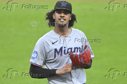 MLB: Miami Marlins at Cleveland Guardians