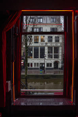Garotas de programa no Distrito Vermelho em Amsterdã