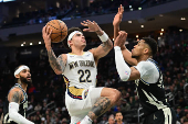 NBA: New Orleans Pelicans at Milwaukee Bucks