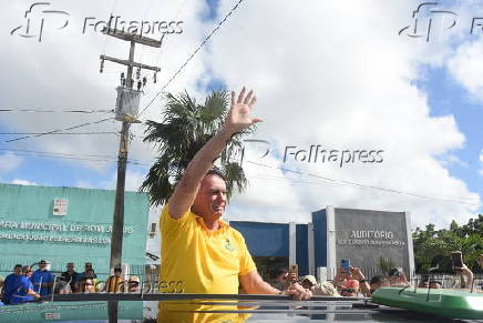 O ex- presidente jair messias bolsonaro, continua internado no hospital rio grande em natal.
