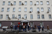 Russian journalists on trial for links to Navalny team