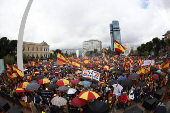 Manifestación 'Por la dignidad de España. Sánchez dimisión, elecciones ya' en Madrid