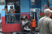 Incêndio destrói escola municipal na tijuca