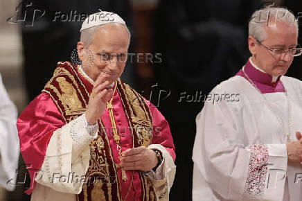 Pope Leo XIV delivers homily in the basilica of Saint Paul Outside the Walls, in Rome
