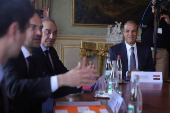 French Foreign Minister Barrot meets counterparts from Egypt, Jordan, and Saudi Arabia, in Paris