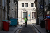 Aftermath of car ramming incident in Liverpool