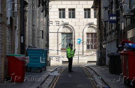 Aftermath of car ramming incident in Liverpool