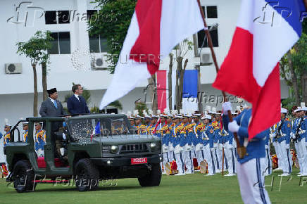 French President Macron visits Indonesia