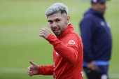 Entrenamiento selección de fútbol de Paraguay